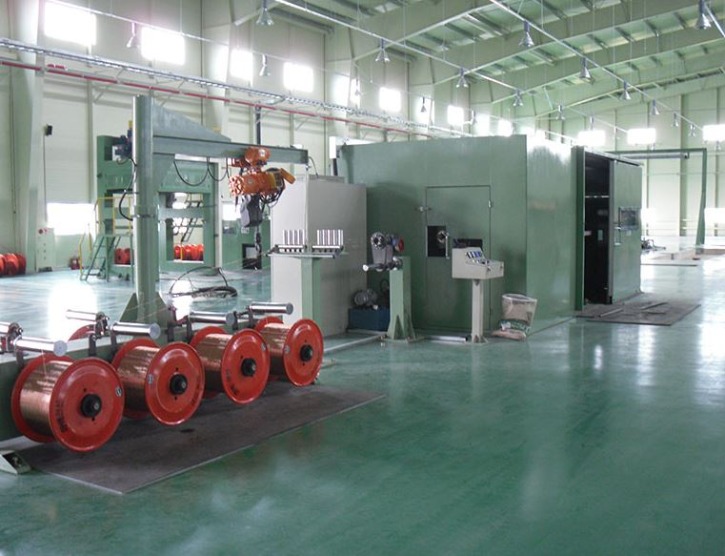 Double twist bunching machine line.JPG